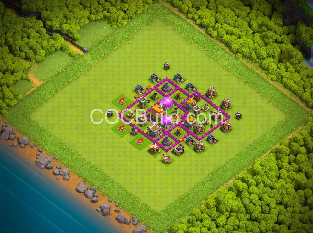 Town Hall 6 Base Layout