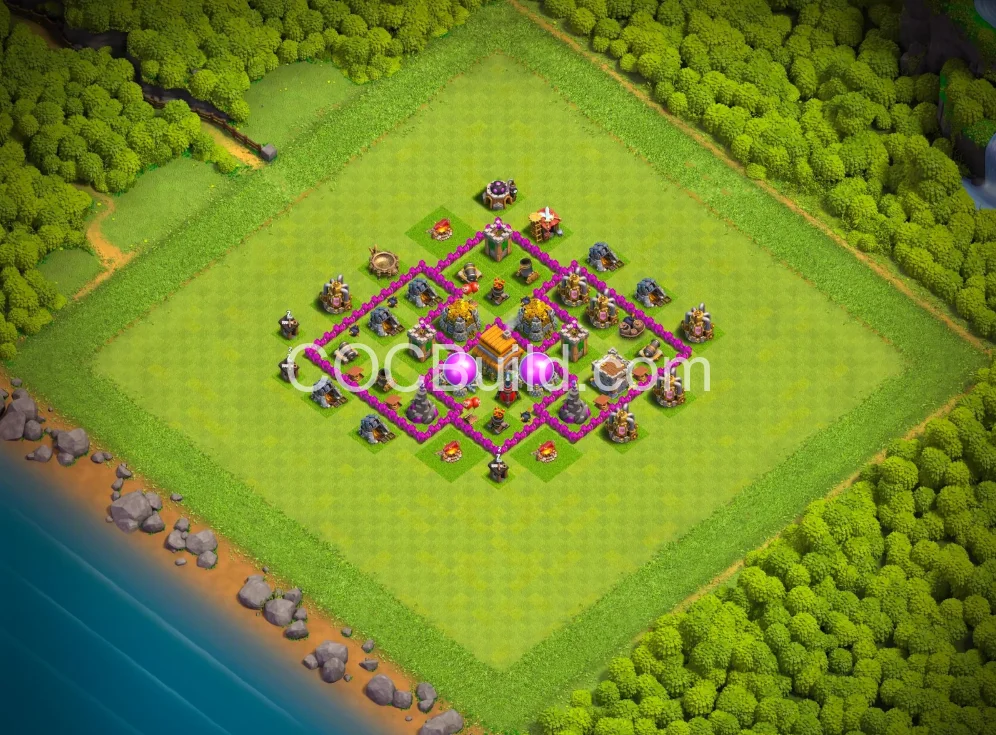 Town Hall 6 Base Layout
