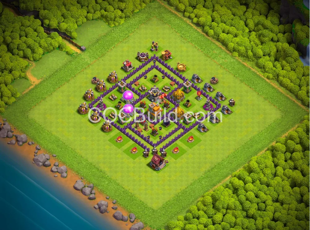 Town Hall 7 Base Layout