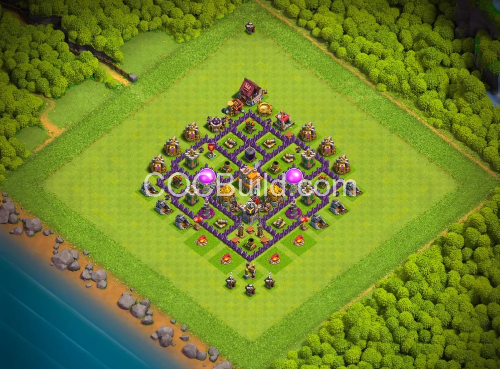Town Hall 7 Base Layout