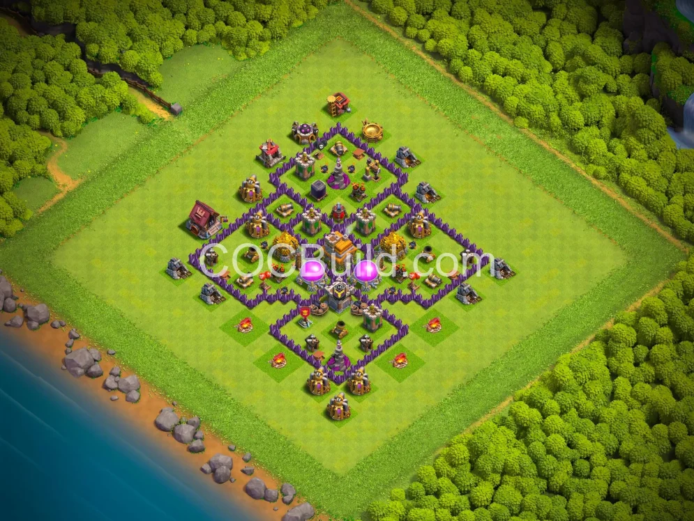 Town Hall 7 Base Layout