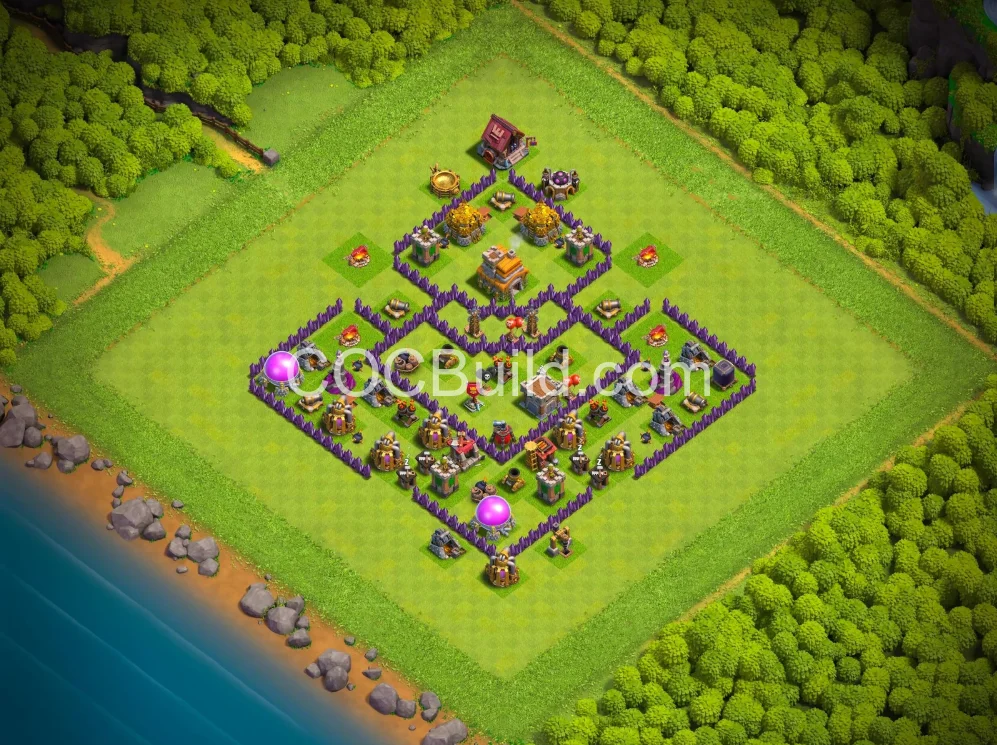 Town Hall 7 Base Layout