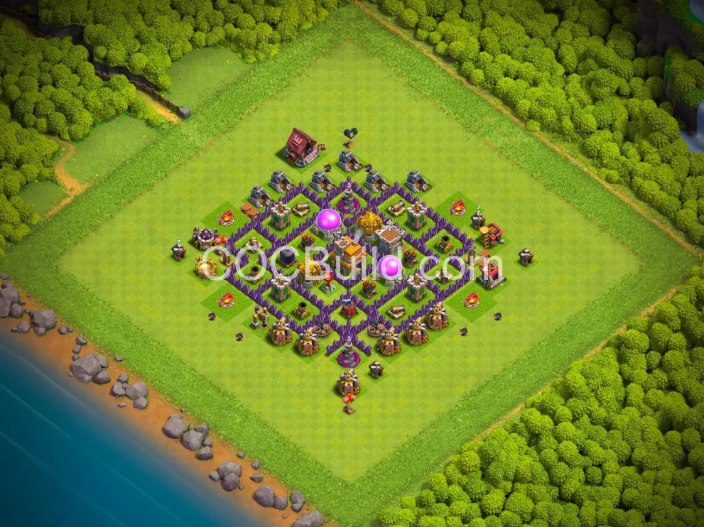Town Hall 4 Base Layout