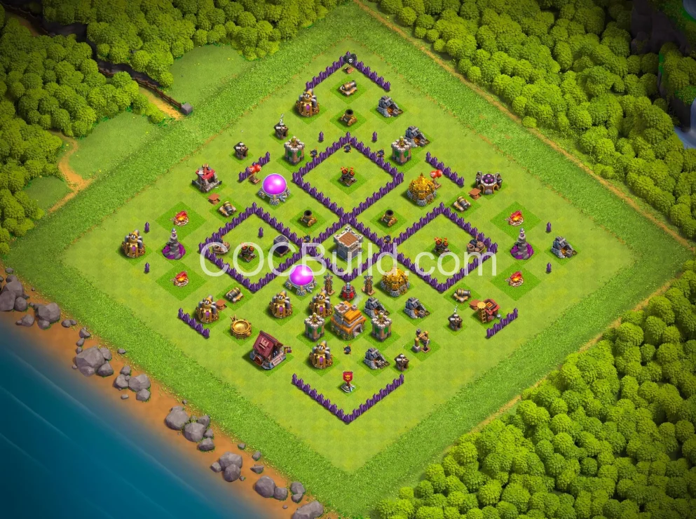 Town Hall 7 Base Layout