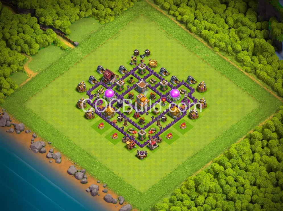 Town Hall 7 Base Layout