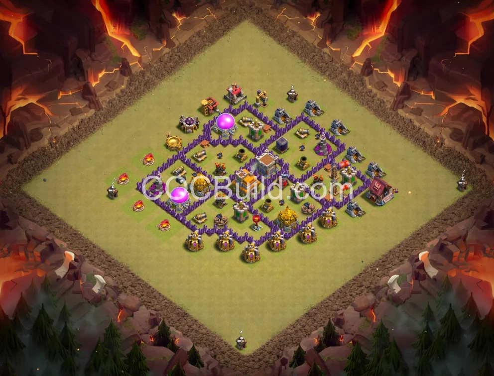 Town Hall 7 Base Layout
