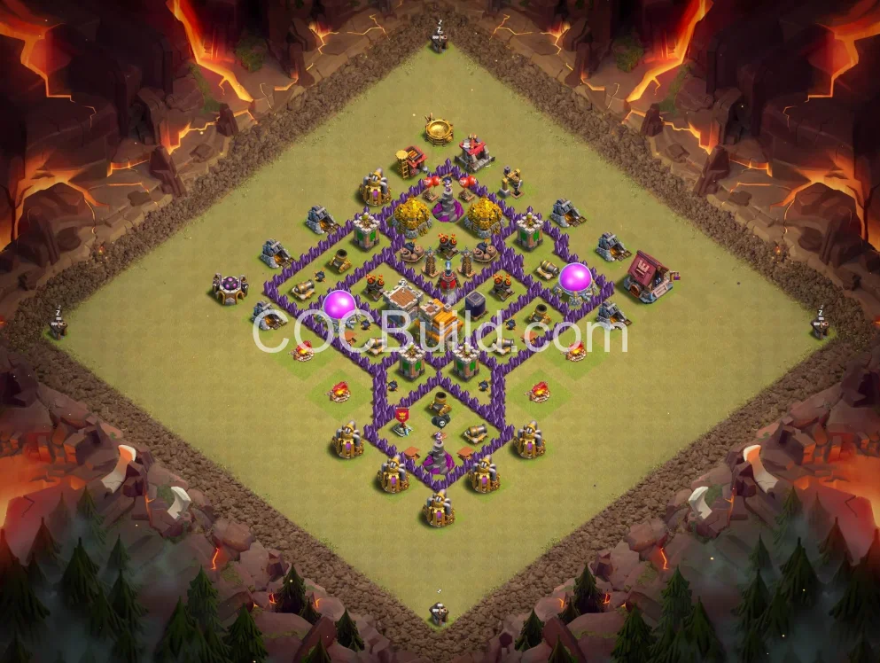 Town Hall 7 Base Layout
