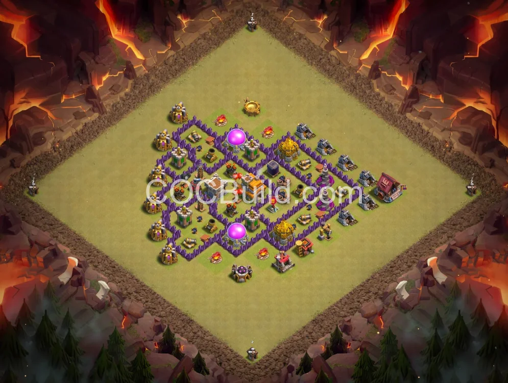 Town Hall 7 Base Layout
