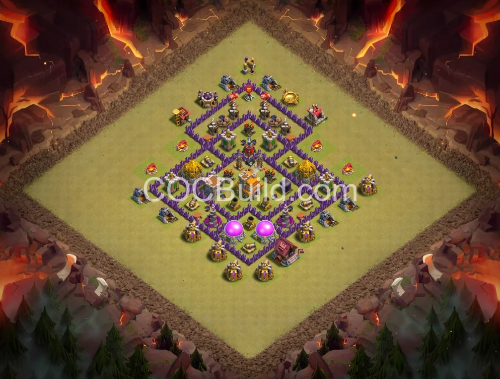 Town Hall 7 Base Layout