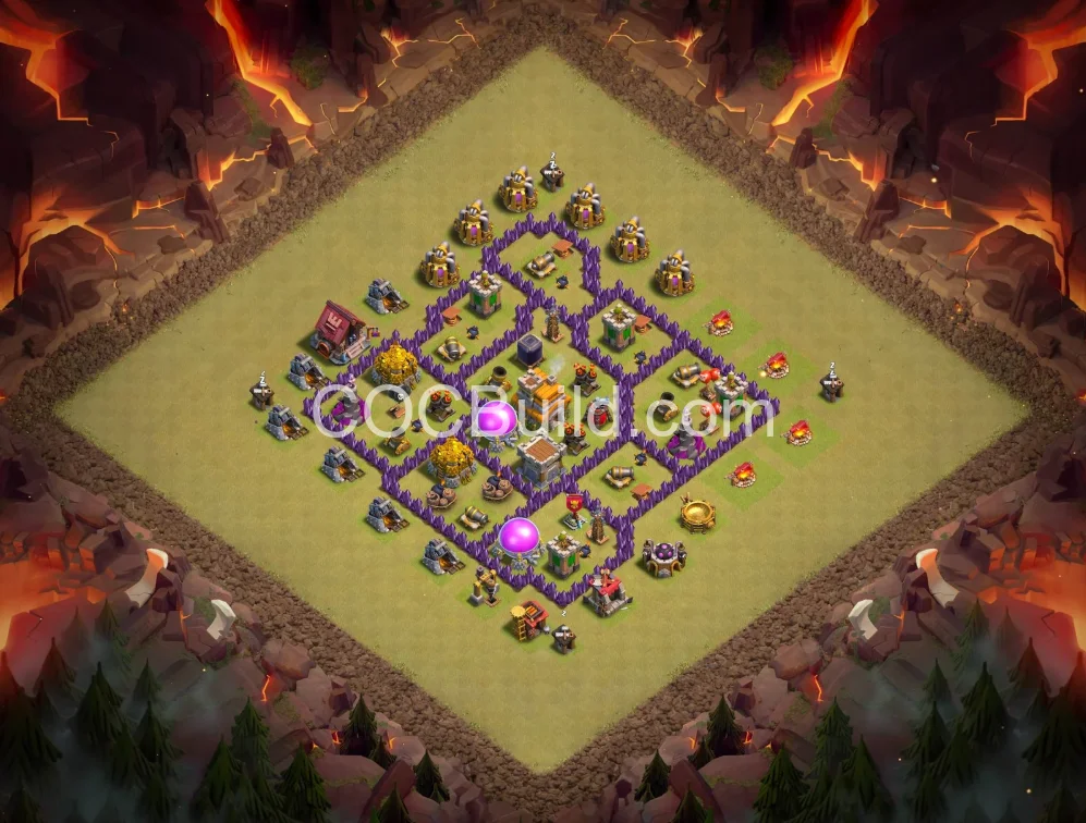 Town Hall 7 Base Layout