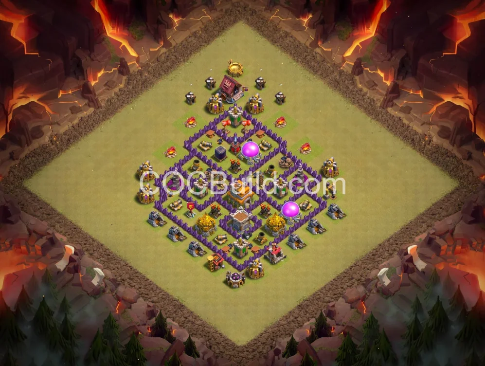 Town Hall 7 Base Layout