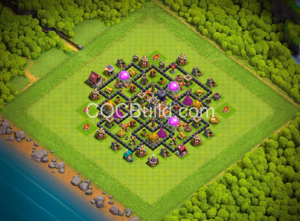 Town Hall 8 Base Layout