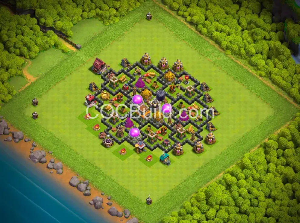 Town Hall 8 Base Layout