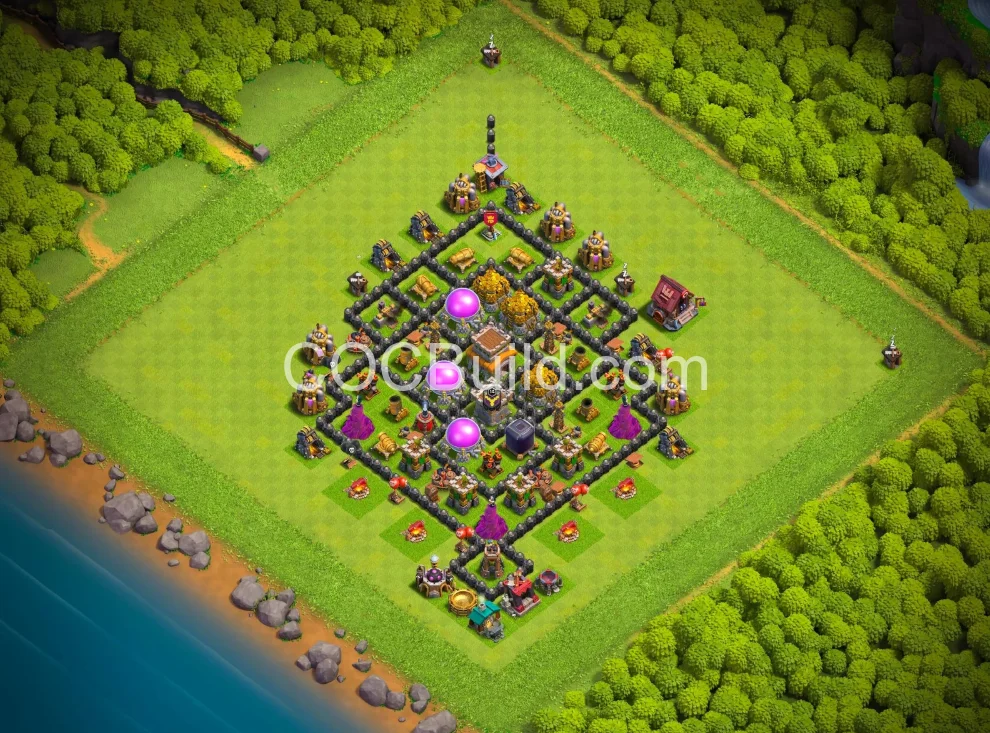 Town Hall 8 Base Layout