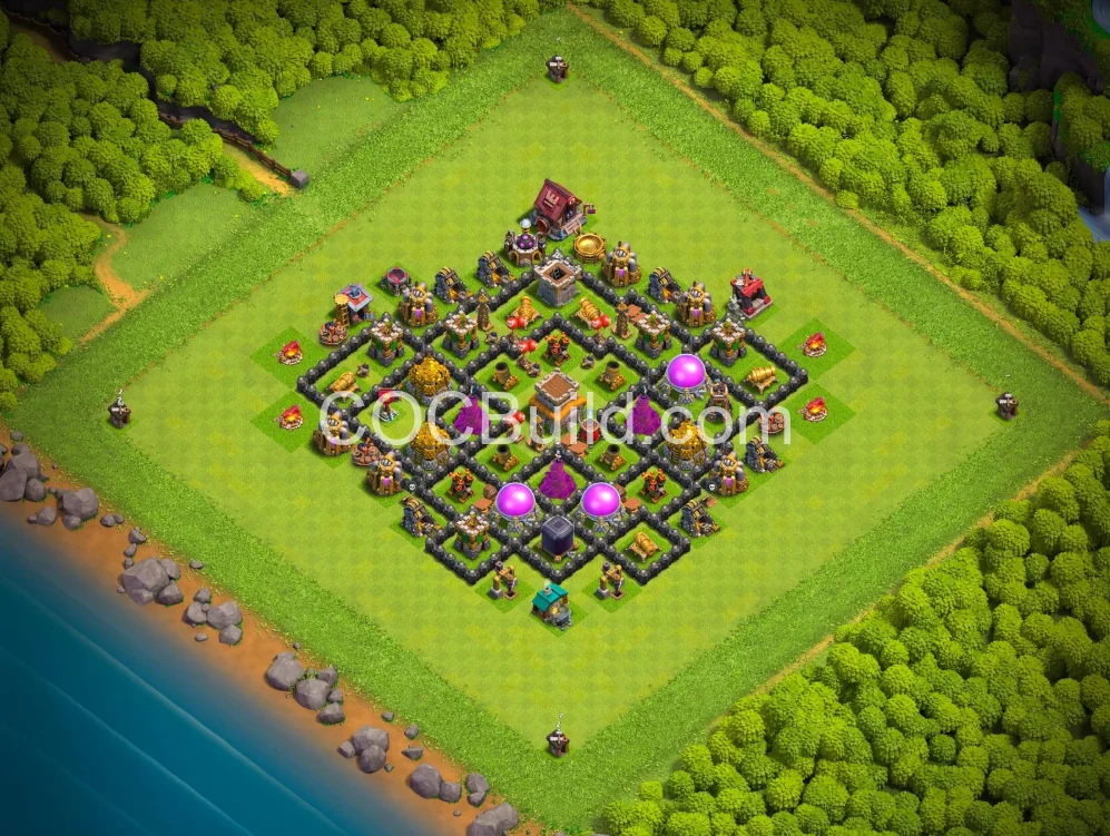 Town Hall 8 Base Layout