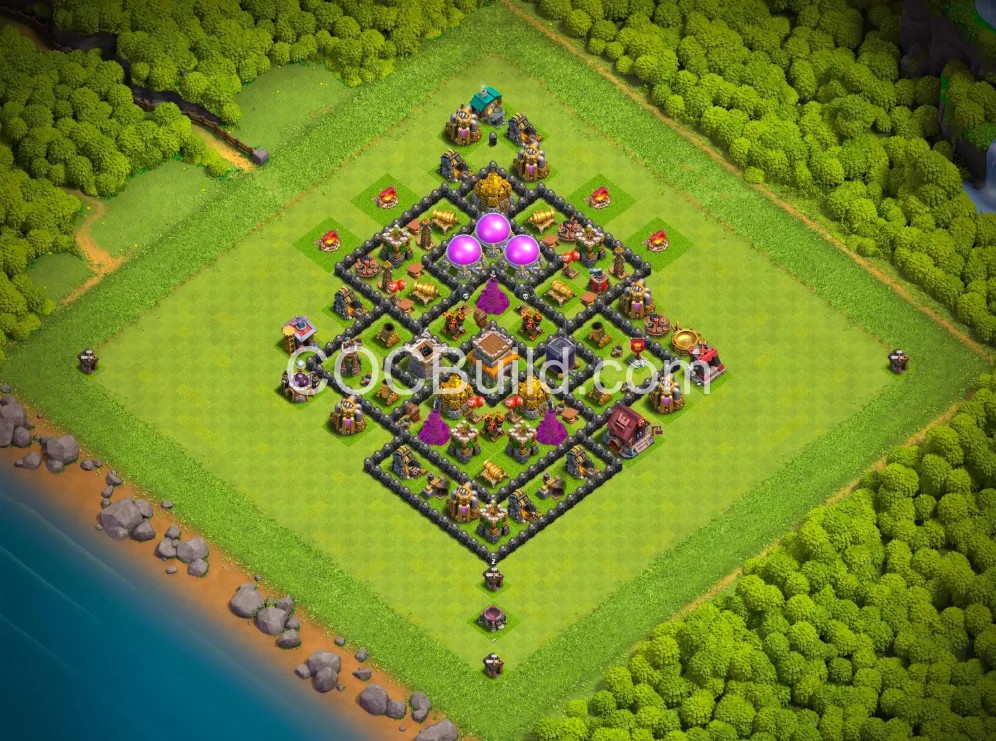 Town Hall 8 Base Layout