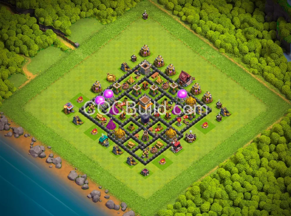 Town Hall 8 Base Layout