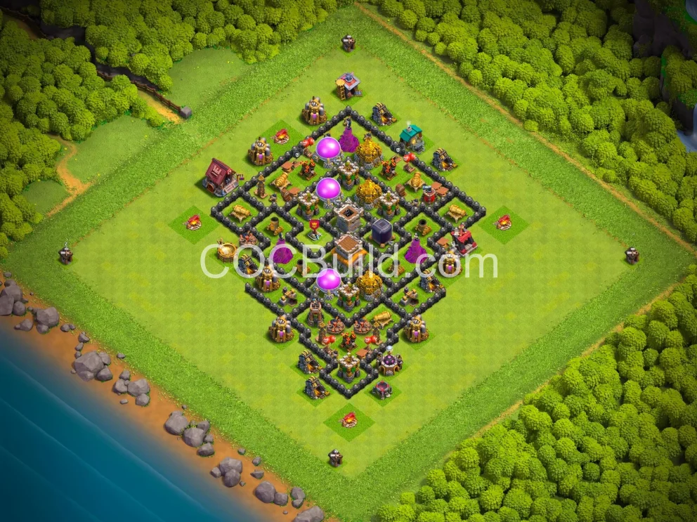Town Hall 8 Base Layout