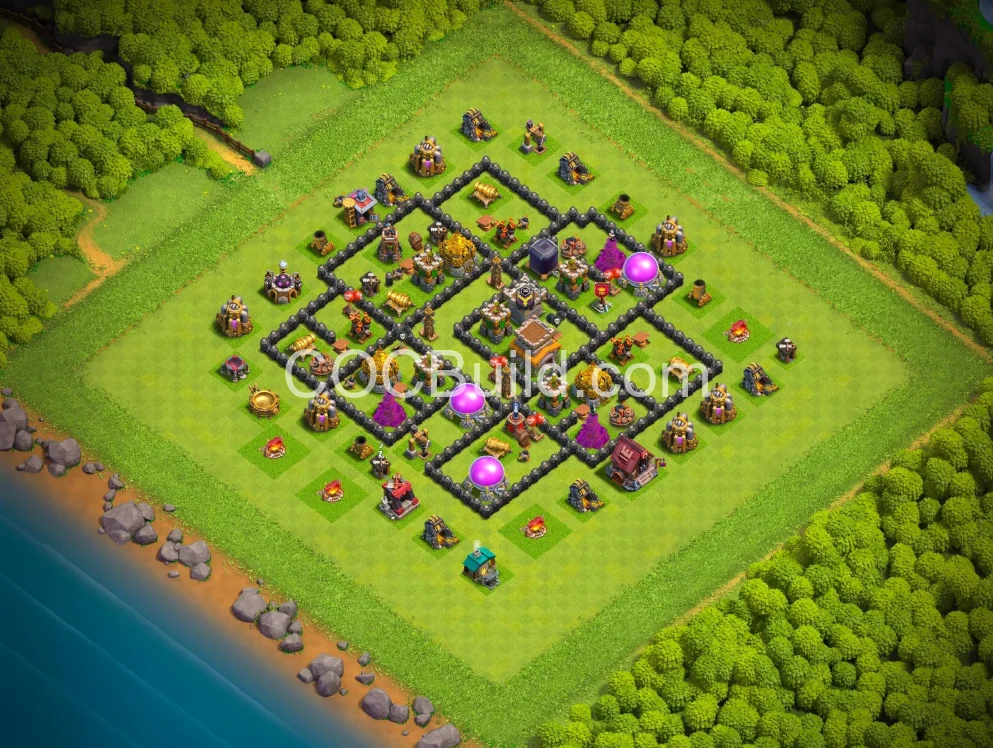 Town Hall 8 Base Layout
