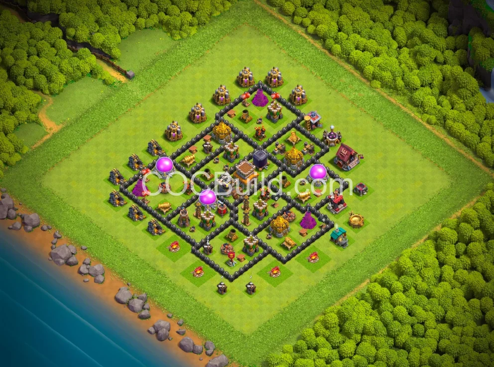 Town Hall 8 Base Layout