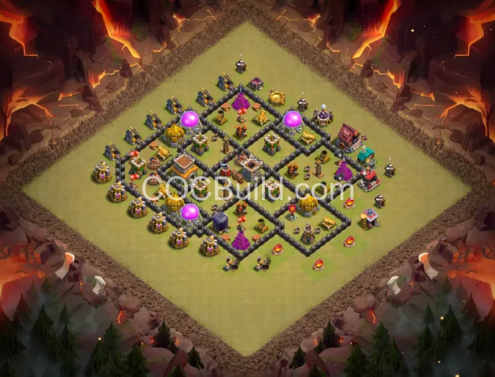 Town Hall 8 Base Layout