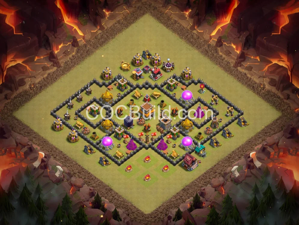 Town Hall 8 Base Layout