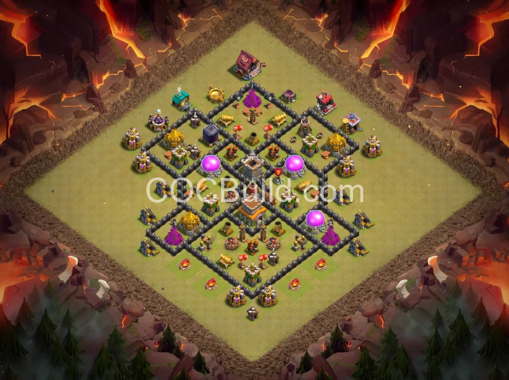 Town Hall 8 Base Layout