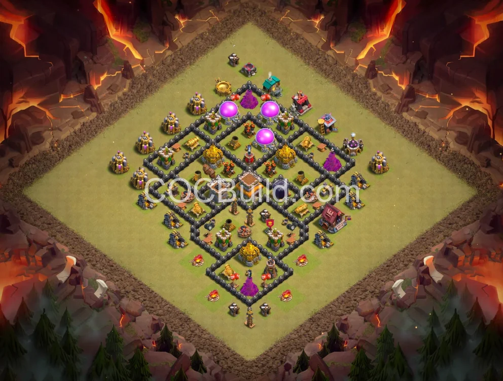 Town Hall 8 Base Layout