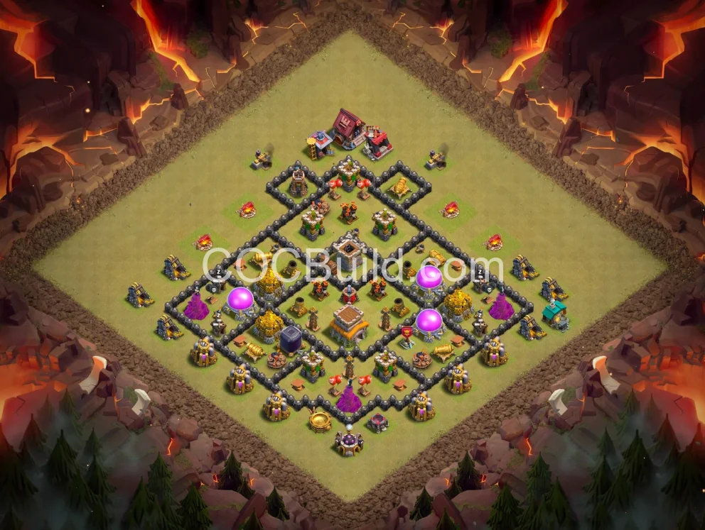 Town Hall 8 Base Layout