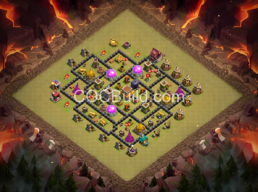 Town Hall 8 Base Layout