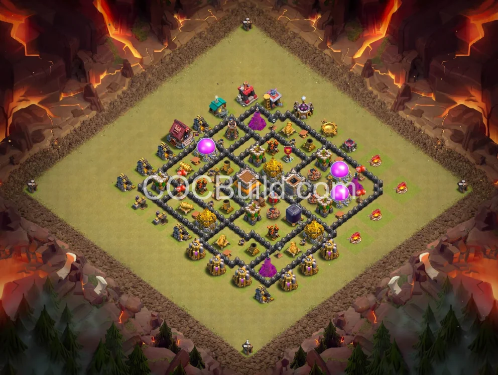 Town Hall 8 Base Layout