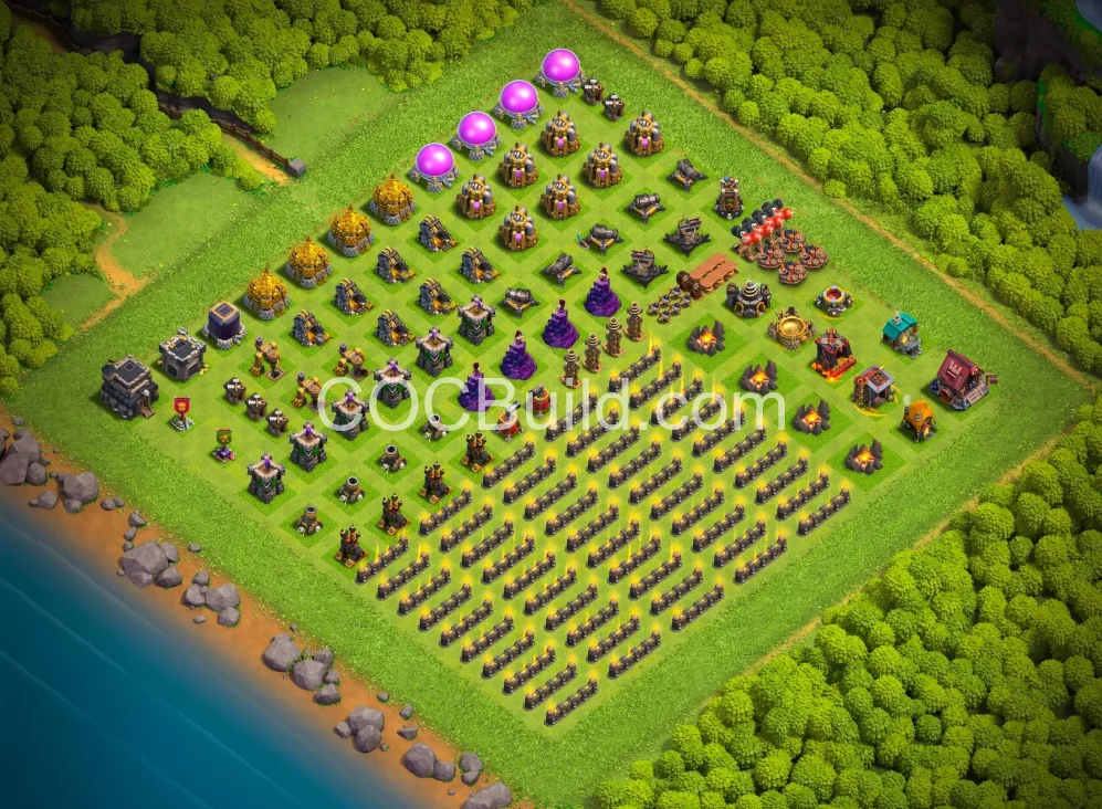 Town Hall 9 Base Layout