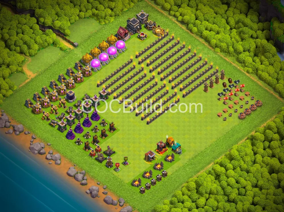Town Hall 9 Base Layout