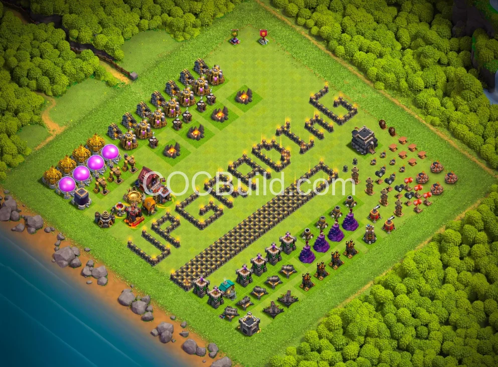 Town Hall 9 Base Layout