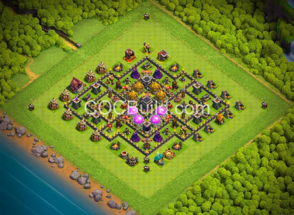 Town Hall 9 Base Layout