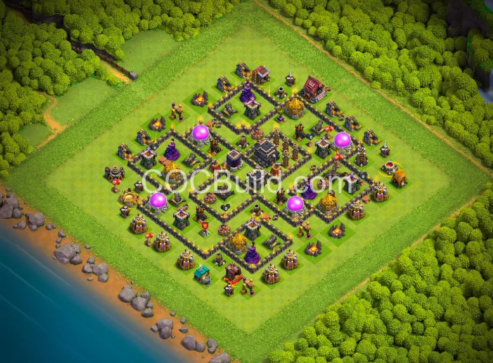 Town Hall 9 Base Layout