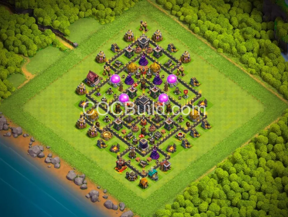 Town Hall 9 Base Layout