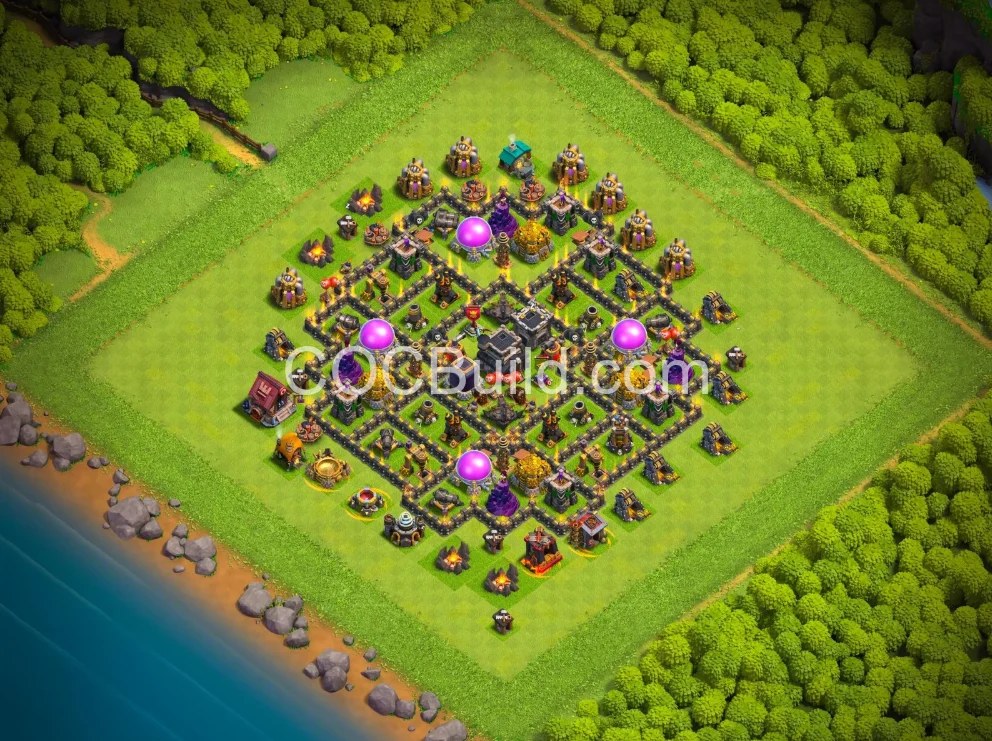 Town Hall 9 Base Layout