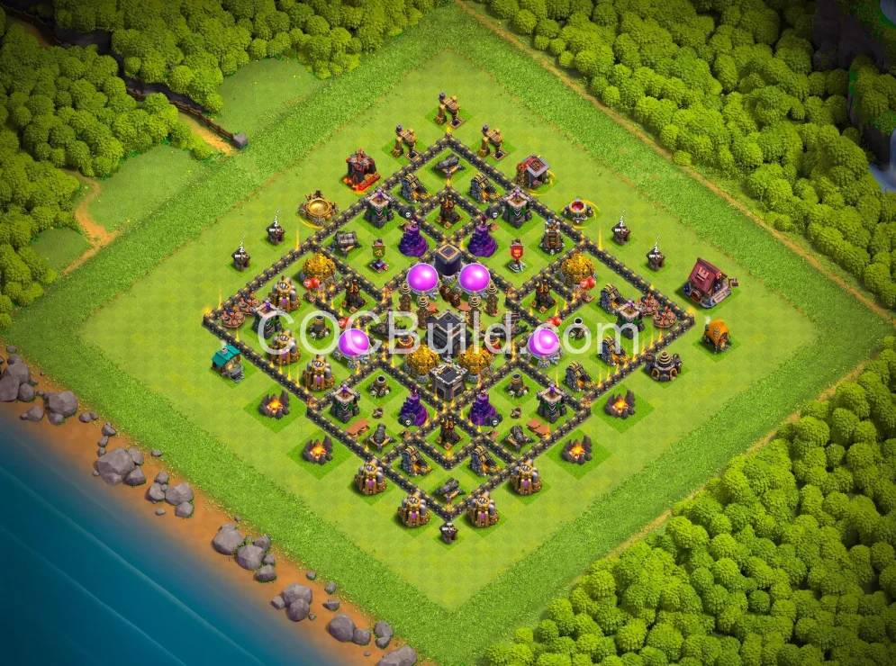 Town Hall 9 Base Layout