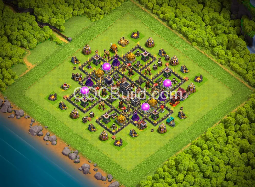 Town Hall 9 Base Layout