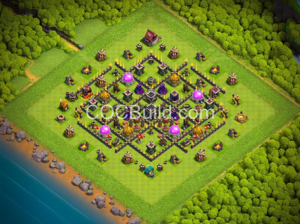 Town Hall 9 Base Layout