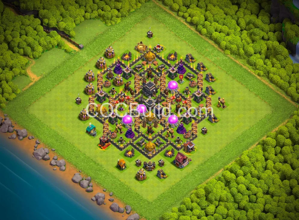 Town Hall 9 Base Layout