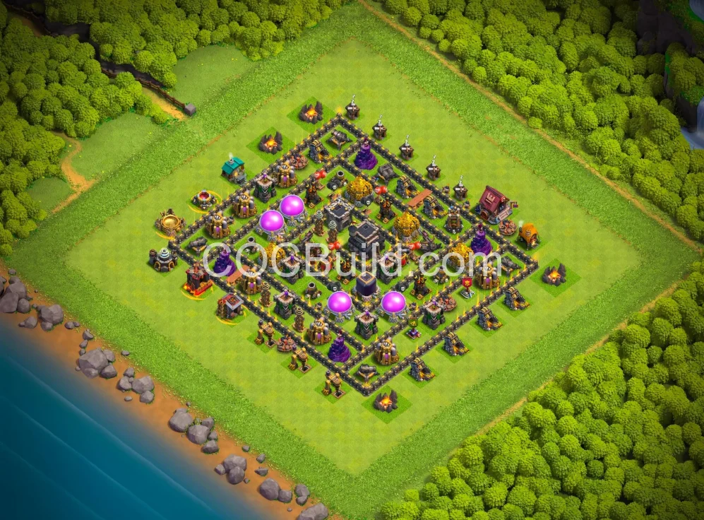 Town Hall 9 Base Layout