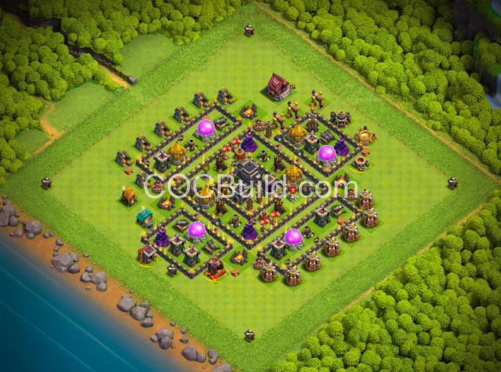 Town Hall 9 Base Layout