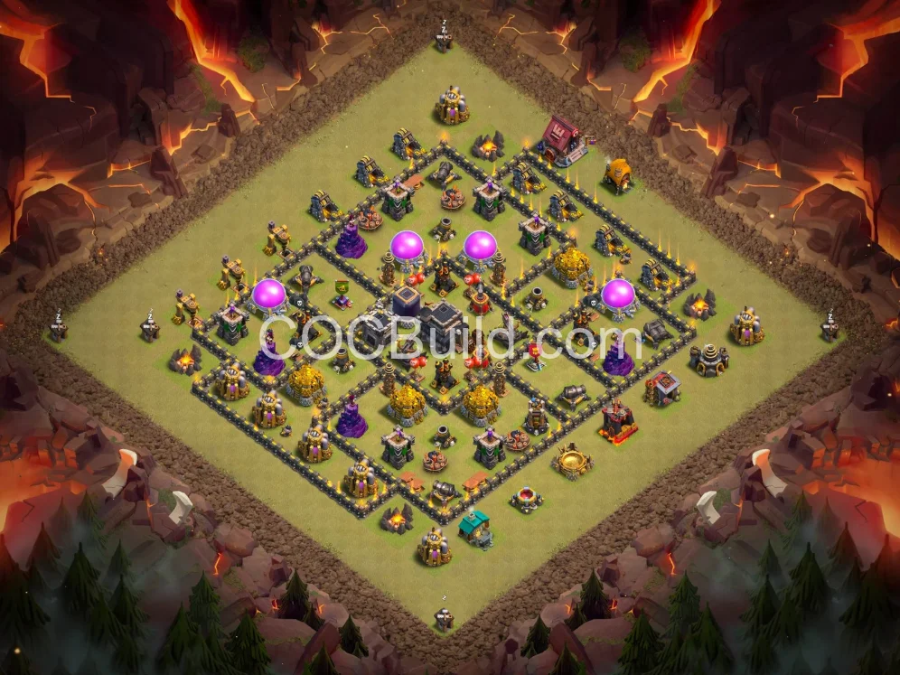 Town Hall 9 Base Layout