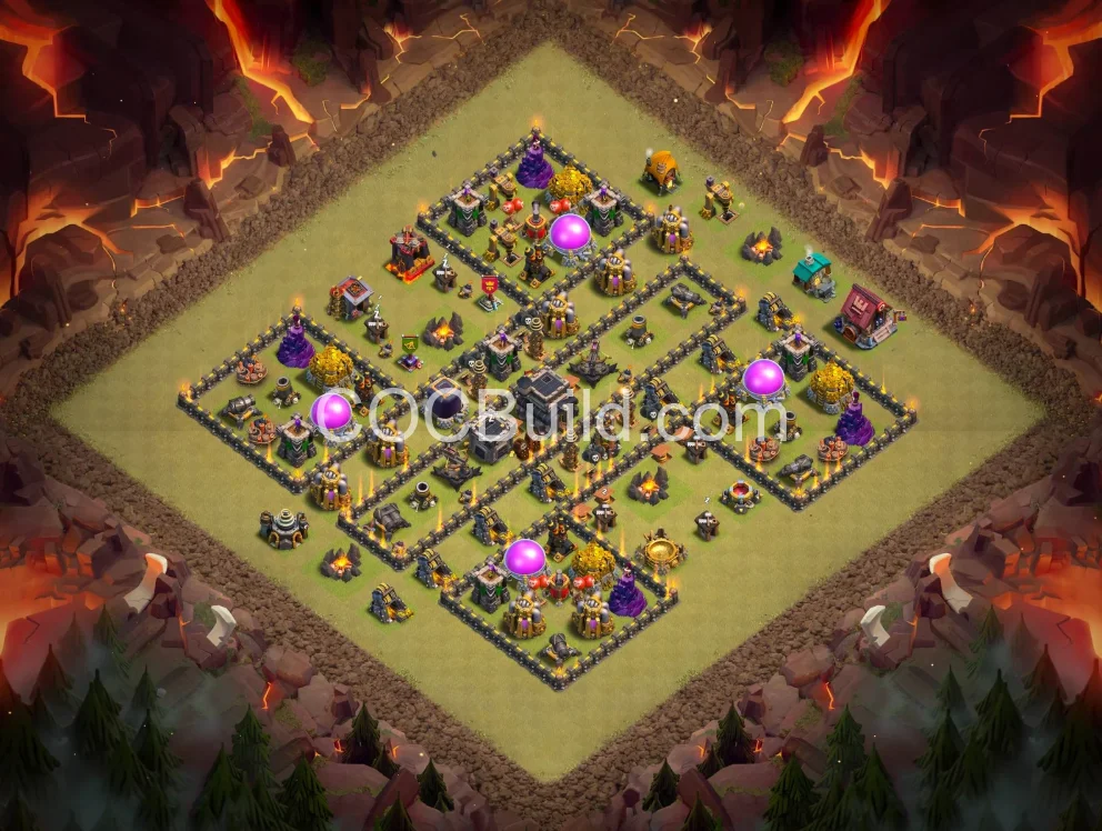 Town Hall 9 Base Layout