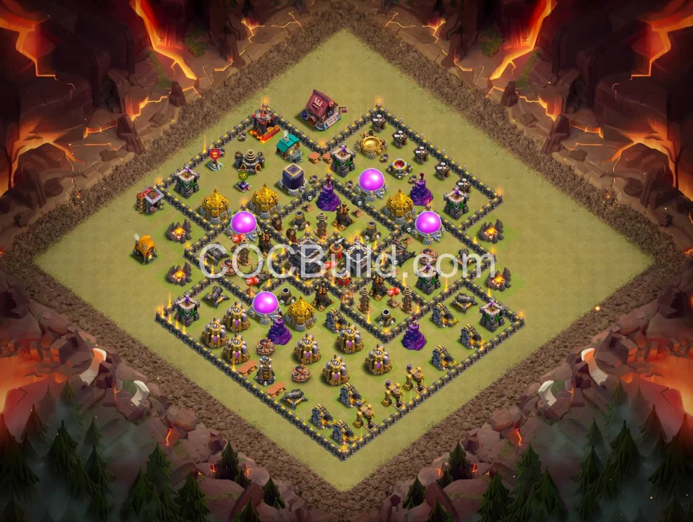 Town Hall 9 Base Layout