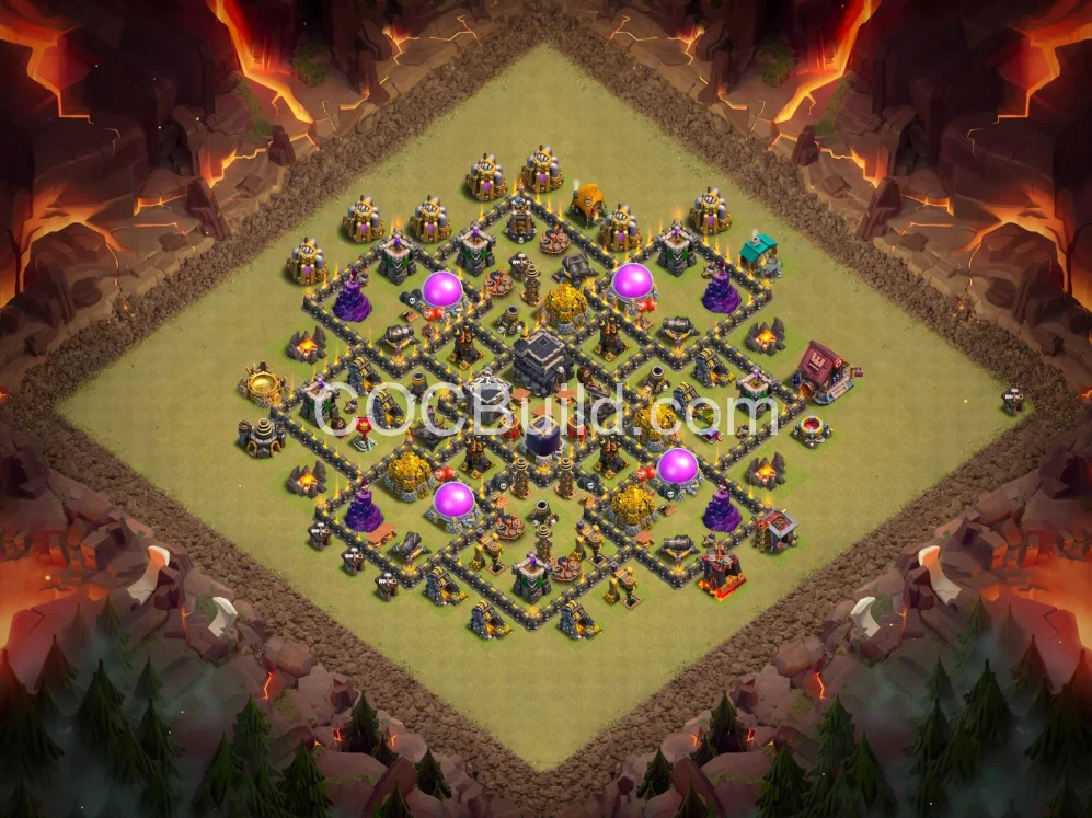 Town Hall 9 Base Layout