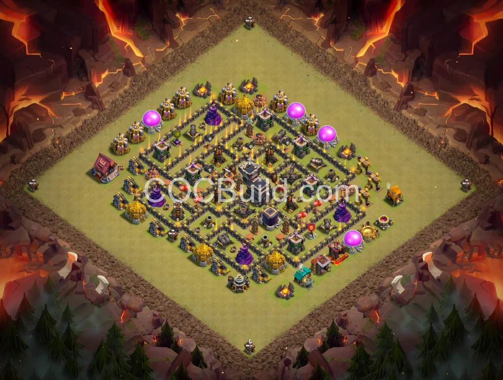 Town Hall 9 Base Layout