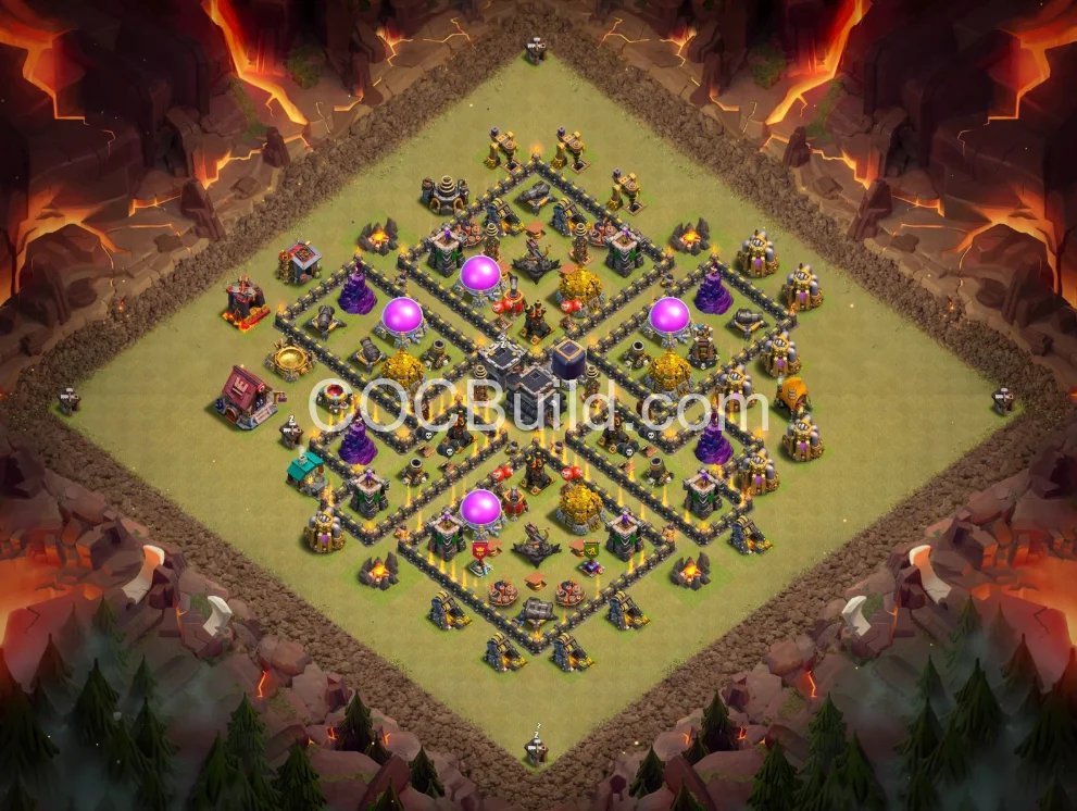 Town Hall 9 Base Layout